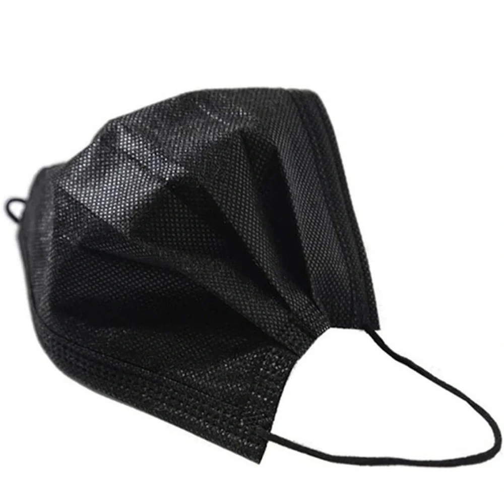 UNISEX 100pcs Disposable Masks Breathable 3 Layer Masks for Adult Men & …